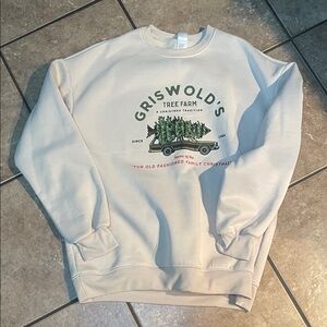 Griswold’s Tree Farm Cream Sweatshirt